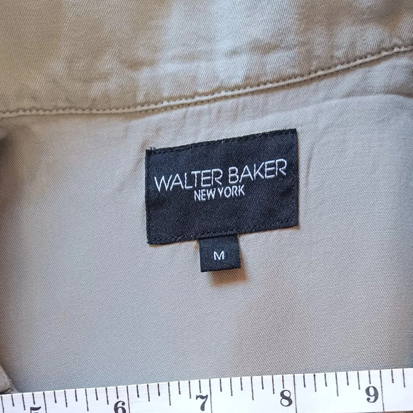 Walter Baker Utility vest jacket, size M, green, Safari Vacation, Lyocell. - Picture 9 of 15